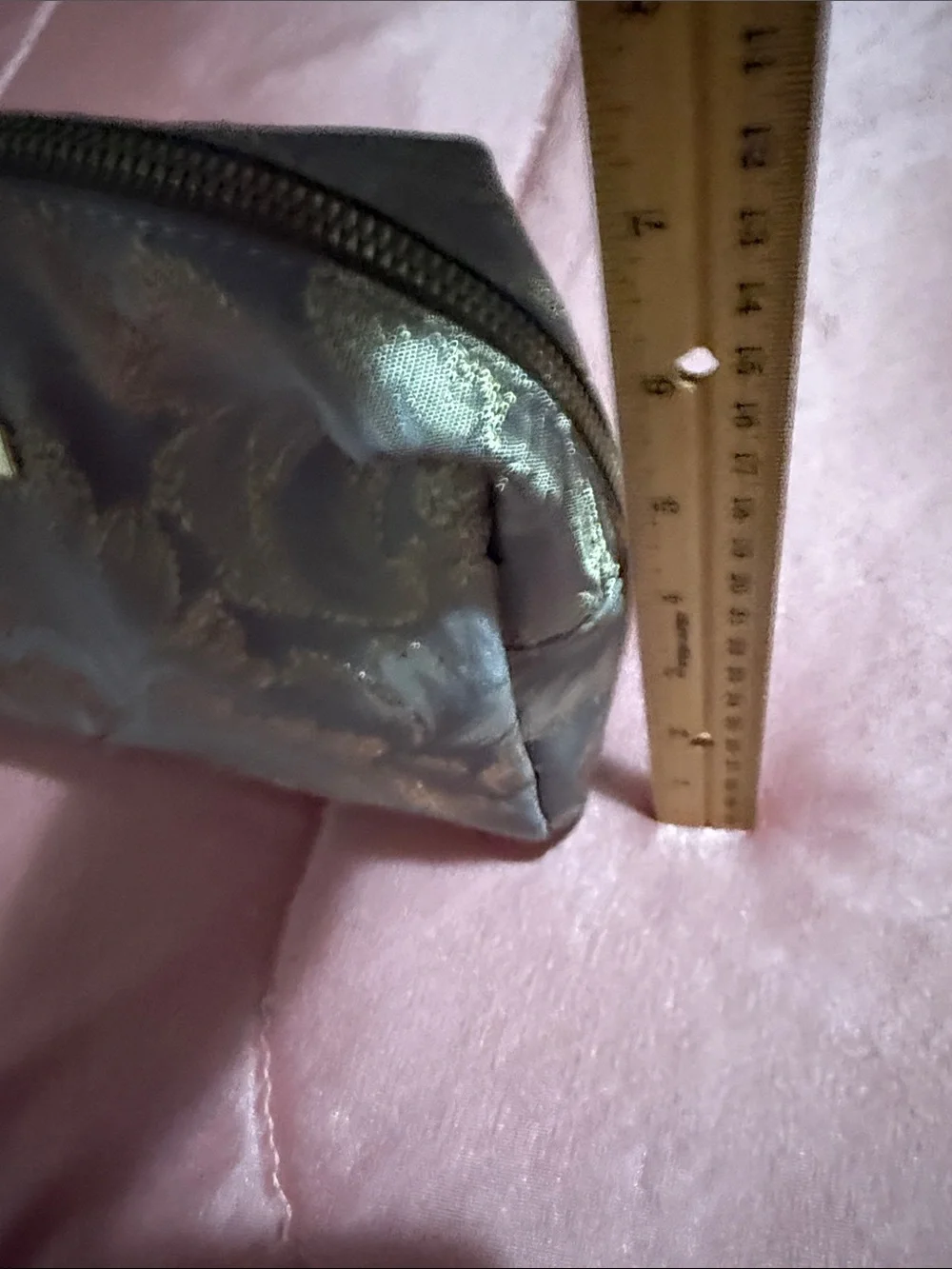 Vince Camuto Metallic Floral Jacquard Pouch
